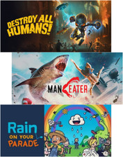 Destroy All Humans! + Maneater + Rain on Your Parade [PC Steam keys]
