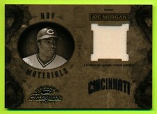 2003 Timeless Treasures JOE MORGAN JERSEY/SAMPLE/PROMO Reds