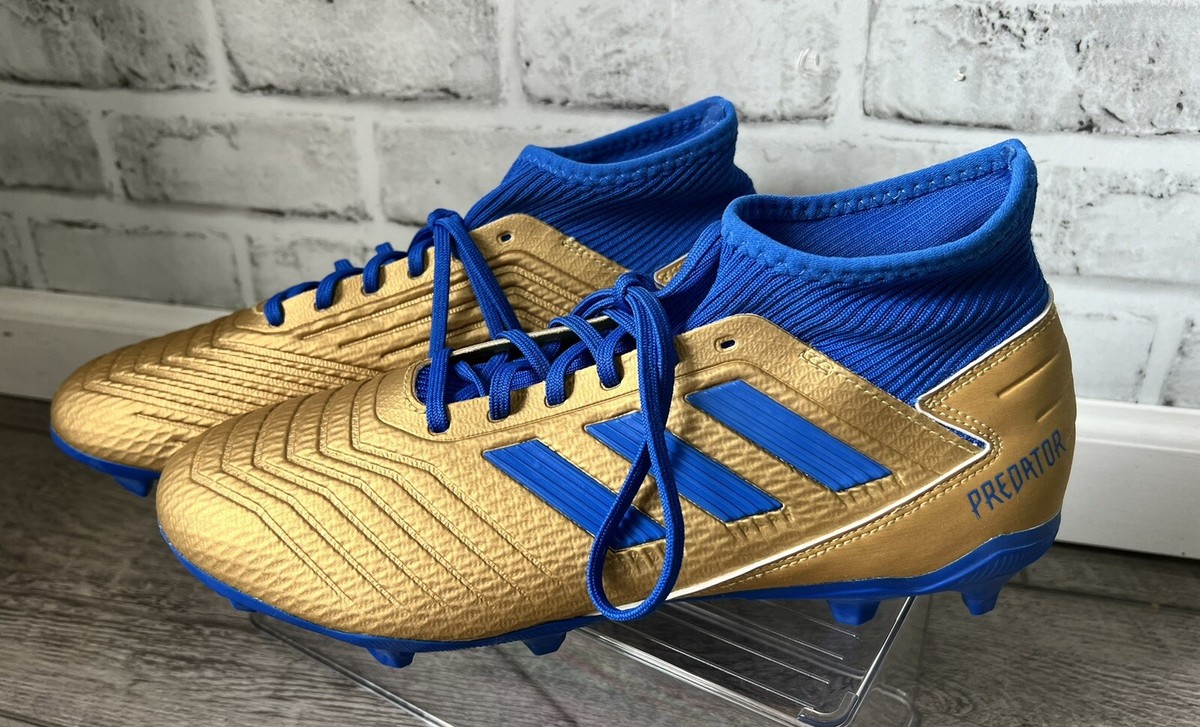 adidas プレデタープレシジョン（ネイビー） Adidas Predator 19.3 FG Soccer Cleats Men's 9.5 Gold Blue