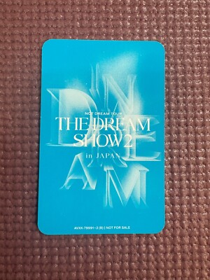NCT DREAM TOUR THE DREAM SHOW2 in JAPAN Official Photo card