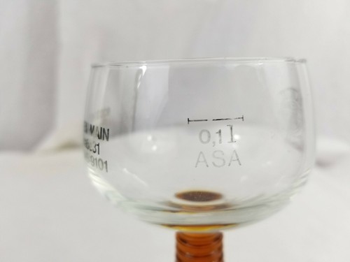 German Beer Glass with Advertising & Address of the Business 0.1L - NICE!!! - Picture 3 of 6