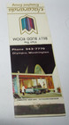 Matches Matchbook Cover Jacaranda Restaurant Olympia Washington Billy Budd Room — photo 2