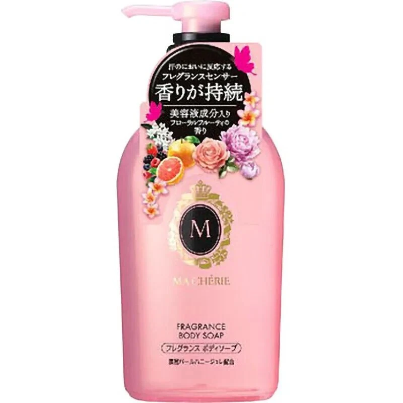 Jabón Corporal Fragancia Shiseido MA CHERIE + Juego de Recarga (Flor Frutal) - 450ml+350m Foto 3 de 4