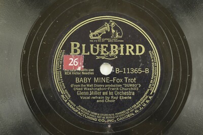 Glenn Miller - Jazz Bluebird 78RPM - Baby Mine/ Everything I Love Z5