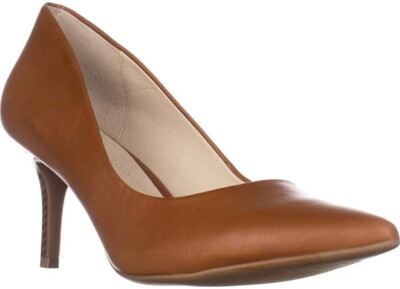 New Alfani Women's Step 'N Flex Jeules Pumps Brown Heels Size 8.5 US