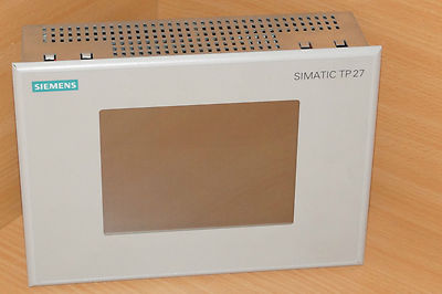 Siemens Simatic TP 27 Color Touch Panel 6AV3627-1QK00-2AX0   6AV3 627-1QK00-2AX0