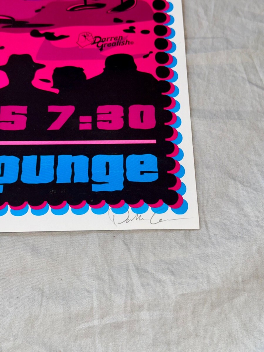 RADIOHEAD / The Giant Businessman ポスター MINT&SIGNED Radiohead Gig Poster - 1995 Paradise Lounge