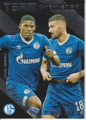 2018-19 Panini Treble Team Chemistry Daniel Caligiuri/Breel Embolo #112/150