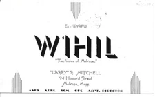 QSL 1939  Melrose   MA    radio card