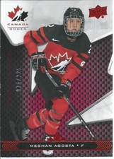 2018-19 Upper Deck UD Team Canada Juniors MEGHAN AGOSTA #60 Exclusives /225