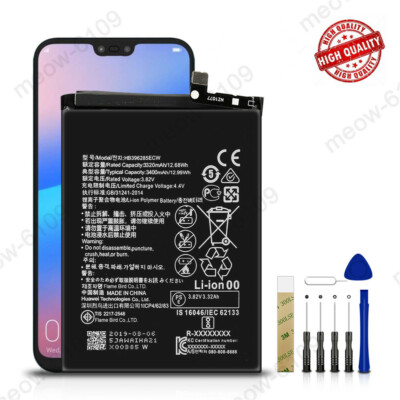 New HB396285ECW Battery For Huawei P20 Lite Pro Tools