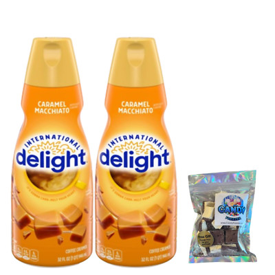 International Delight Caramel Macchiato Liquid Coffee Creamer 32 oz 2 Pack