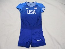 Nike Women Olympic Team USA Unitard Speedsuit MADE IN USA - Large