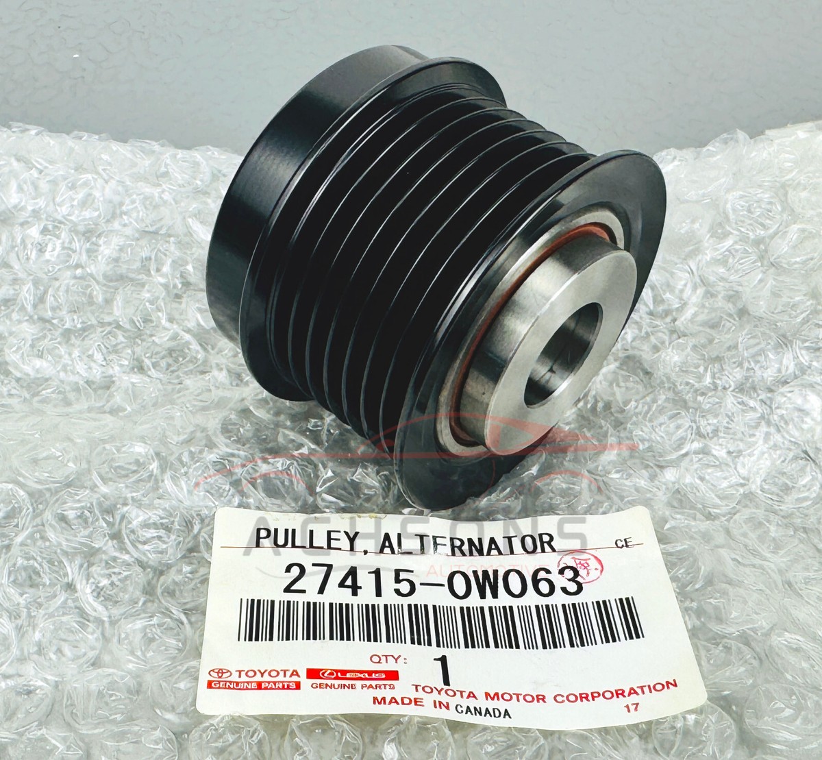 27415-0W063 GENUINE TOYOTA PULLEY, ALTERNATOR W/CLUTCH OEM