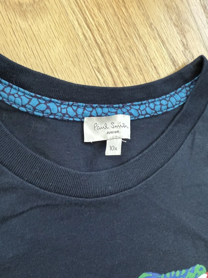 Paul Smith Long Sleeve Top, Boys, Size 10A, Dinosaur, Worn - Image 2 of 4