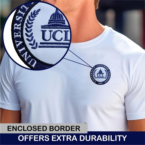 University College London Logo Bügelbild Patch - Aufnäher Patch - gestickter Aufnäher - Bild 3 von 6