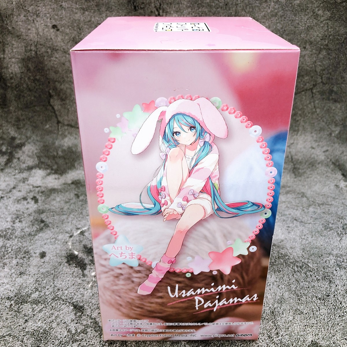 Hatsune Miku Bunny Ear Pajama Noodle Stopper Figure FuRyu Japan