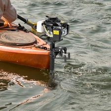 New 4 Stroke 4.0 JET PUMP 4HP Gas Outboard Motor Motor Heavy Duty Boat Engine