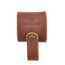 Manicotto canna pistola in pelle fucile senza foratura anelli imbracatura fondina regolabile