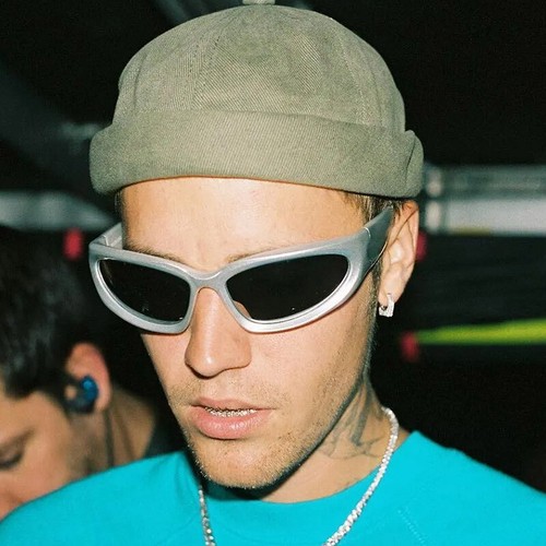 LO ÚLTIMO Gafas de Sol Plata Hombres Mujeres Celebridades Tendencia Gafas de Sol Años 2000 Y2K |