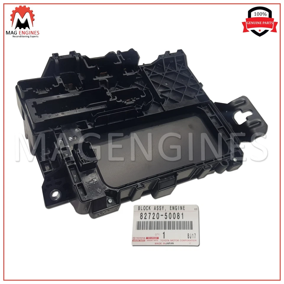 82720-50081 GENUINO OEM RELÉ DE FUSIBLES SALA DE MOTORES BLOQUE DE CONEXIONES LEXUS LS460 LS600h Foto 3 de 4