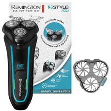 Remington R6 Aqua Men's Cordless Wet & Dry Electric Shaver Aqua Waterproof R6000