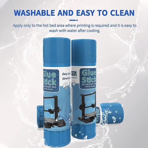 2pcs 3D Printer Glue Stick Solid Stickers Printing Heat Bed Adhesive PVP Print