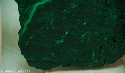 Chatoyant Congo Malachite lapidary slab 13.6 oz (385 grams) - Picture 8 of 8