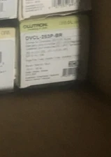 lutron dimmer switch DVCL-253P-br  NEW in BOX   BROWN
