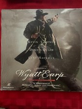 Wyatt Earp BRAND NEW LASERDISC Kevin Costner Dennis Quaid Gene Widescreen