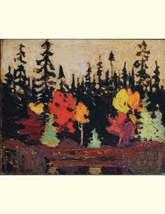 Black Spruce and Maple, Tom Thomson. Blank Journal: 150 ...