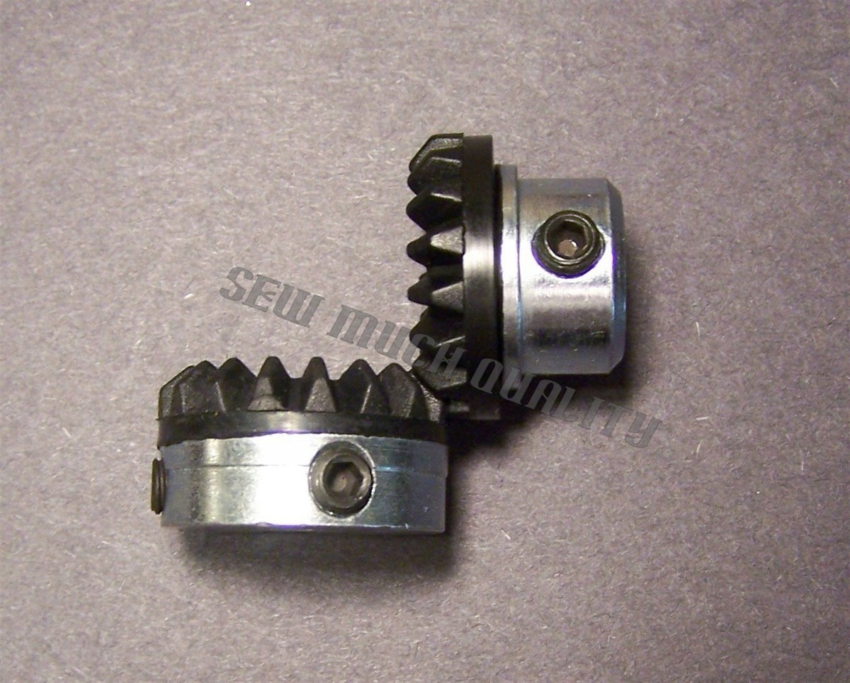 GEAR Lower Left Hook Drive Shaft Set Singer 9608 9610 9612 9614