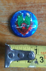 VINTAGE 80s IN THE BEGINNING Album Art Pop Rock JOURNEY Band Hologram Button Pin — photo 1