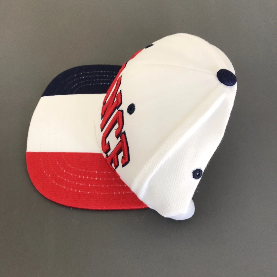 France Zephyr Adjustable SnapBack Hat Blue White Red New - Image 2 of 4