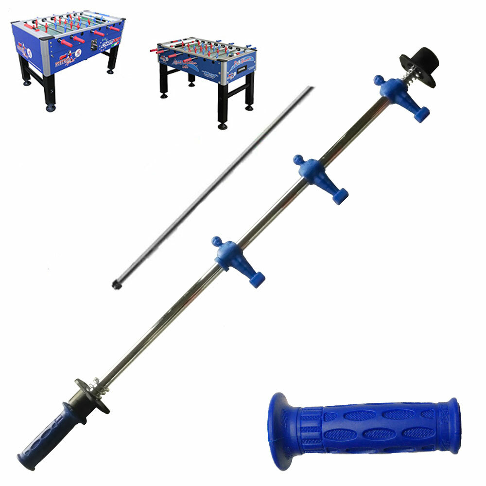 Calcio Balilla Champion Roberto Sport asta completa attaccanti blu
