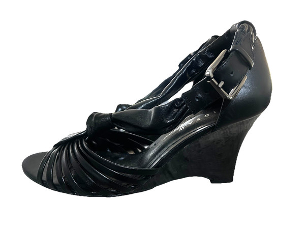 JIGSAW, Sz 38/7, Quality Strappy, Soft Leather, Wedge Heels.
