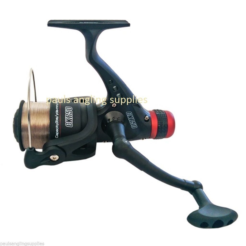 ckr50 fishing reel Reel Spinning Fishing Reels 2 X NGT CKR50 Coarse / Float Fishing Reels With  8lb Line
