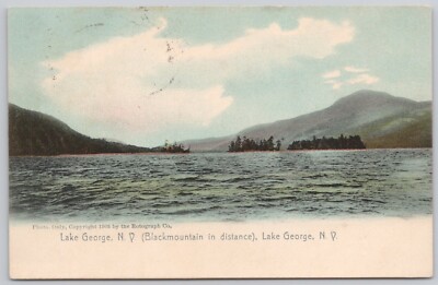 Lake George New York Divided Back Postcard Blackmountain