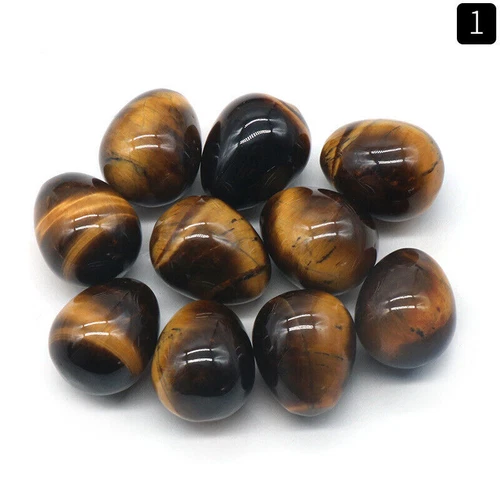 20PCS Lots Mix Natural Stone Gemstone Crystal Sphere Healing Massager Egg - Picture 17 of 21