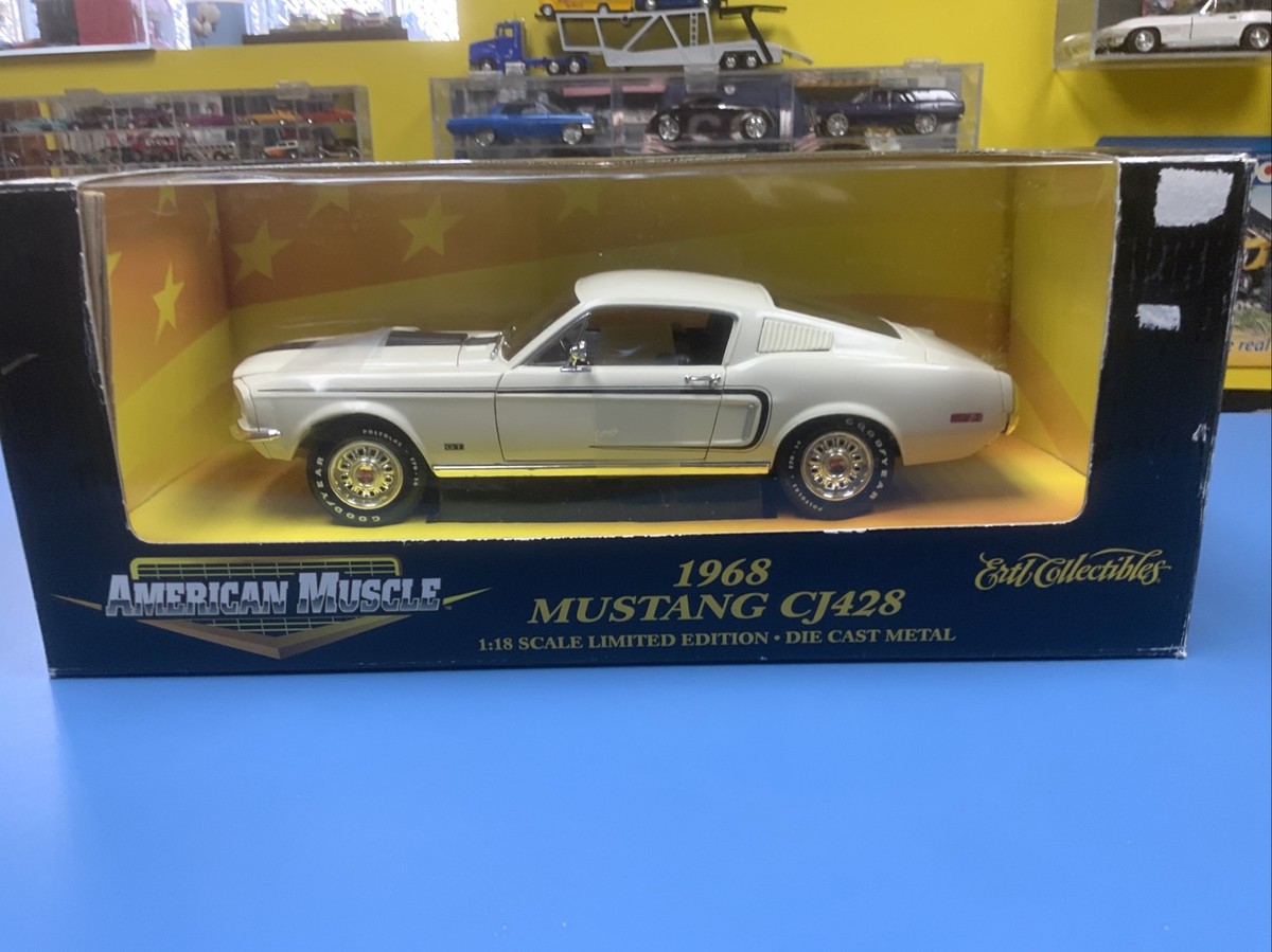 AMERICAN MUSCLE 1968BALDWIN MOTION コルベット 1968 Ford Mustang Black GT Build Sheet #s Match 4-Speed -