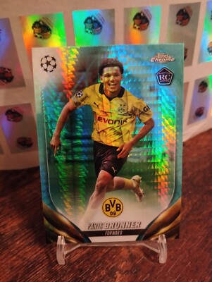 Paris Brunner Aqua Rookie Topps Chrome UCC BVB Borussia Dortmund
