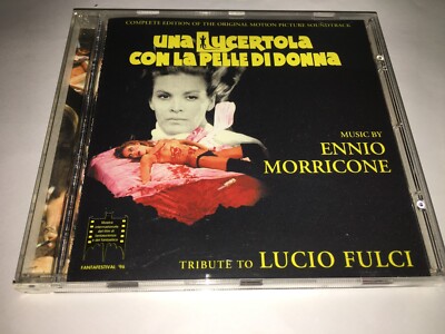 ENNIO MORRICONE EINE EIDECHSE MIT FRAUENHAUT SELTENE CD OST COMPLETE EDITION