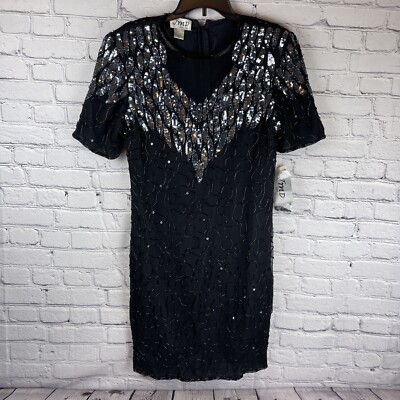 jmd new york beaded dress Windsor Jayden V-Neck Beaded Mini Dress in White