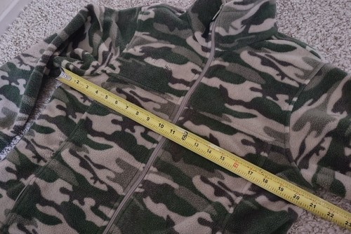 Columbia Fleece Green Camo Jacket Youth Boys or Girls 14/16 - Picture 4 of 14