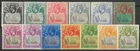 St. Helena 1922-37 KGV/Badge Set/13 Stamps to 10/- SG97/112 Most MLH #W2