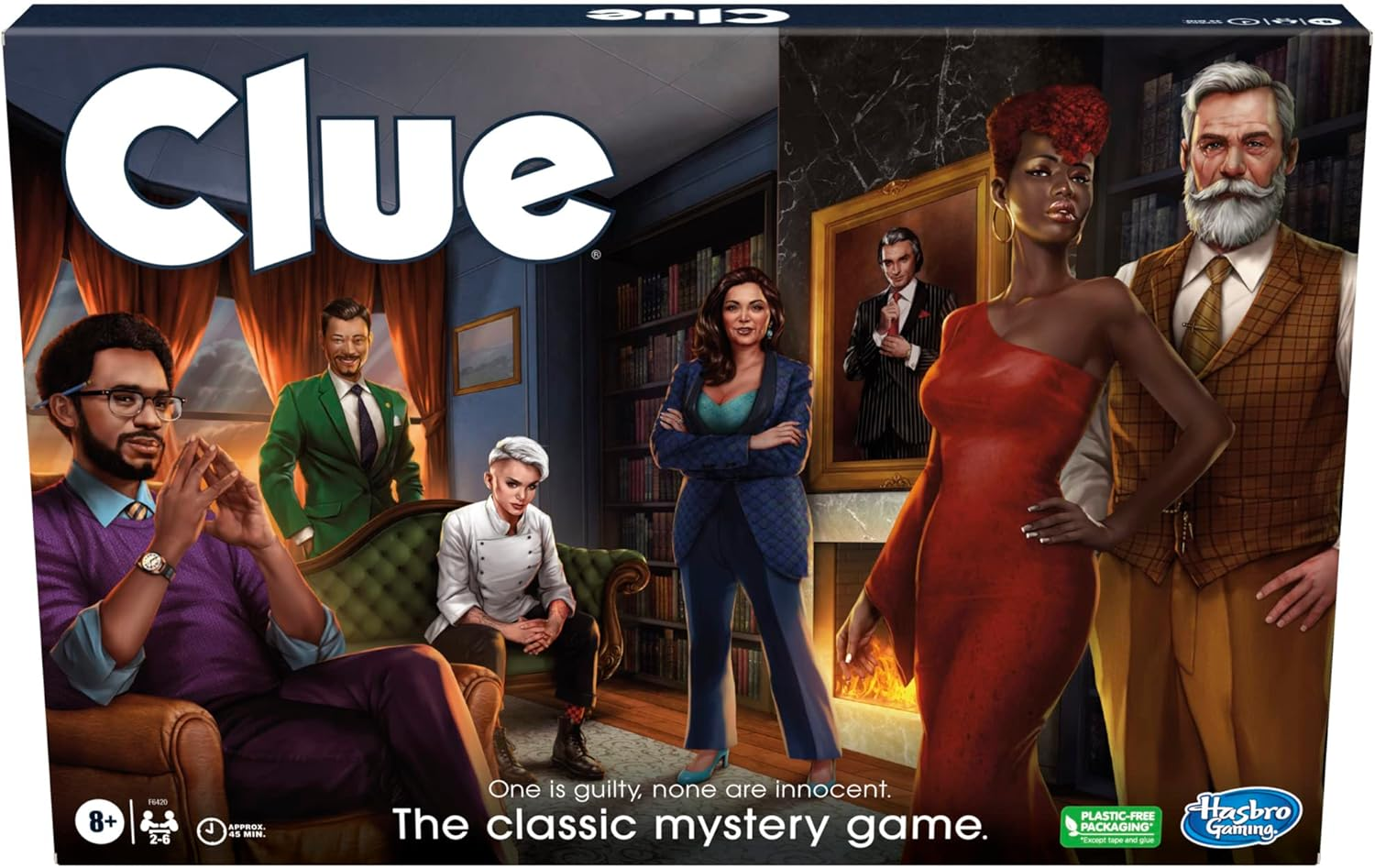 Clue Board Game for Kids Ages 8 and Up, Reimagined Clue Game for 2-6 Players,...