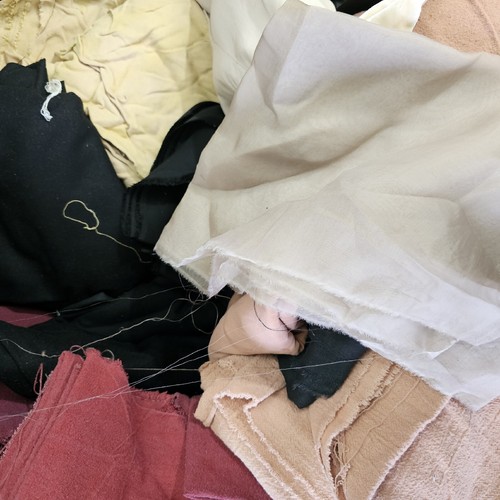 CLOSEOUT EXOTIC FABRIC SCRAPS PER 5 LBS BULK: SILK, CASHMERE, WOOL, COTTON MORE - Picture 9 of 24