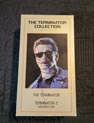 💥Terminator & Terminator 2 Judgment Day Set 1991 VHS Arnold