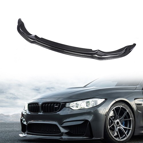 V Style Real Carbon Fiber Front Bumper Lip For BMW F80 M3 F82 F83 M4 14 ...