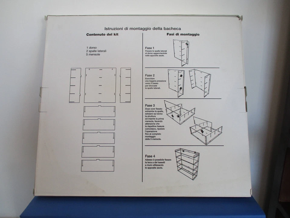 Display Box Bacheca Vetrinetta Espositore in plexiglass by Fabbri - Immagine 4 di 4
